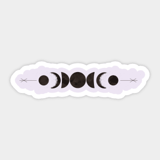 For the Love of the Moon Sticker